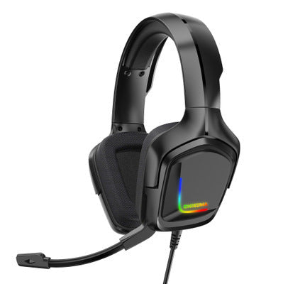 HKM-200531 RGB Wired Headset with Microphone - K20 Model, 3.5mm Plug, 20-20,000 Hz Frequency Response