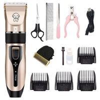 HKM-2005437 Electric Dog Grooming Clippers with Titanium Ceramic Blade and Lithium Battery