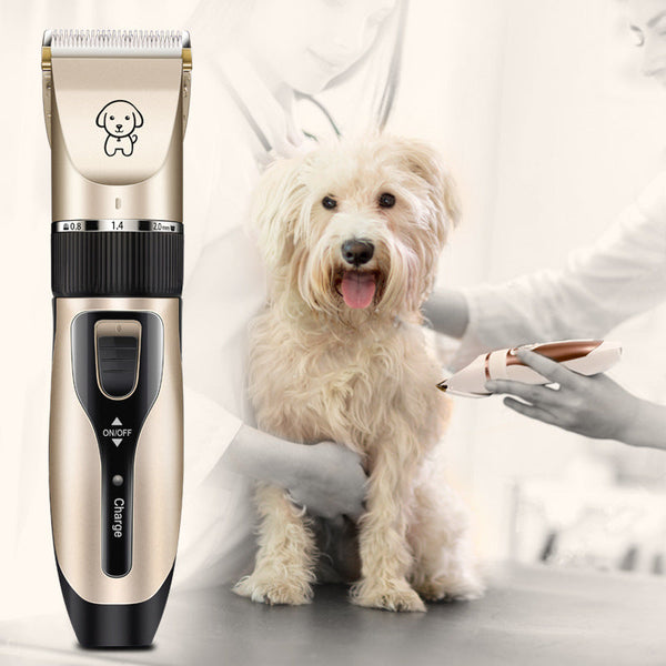 HKM-2005437 Electric Dog Grooming Clippers with Titanium Ceramic Blade and Lithium Battery