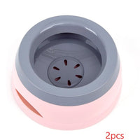 HKM-2005693 Anti-Spill Pet Car Bowl for Home and Travel - Pink, Army Green, Blue, Gray