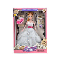 HKM-200659 11.5 Inch Educational Fashion Doll Princess Play Toy for Girls Age 2-7, ABS Material, Window Box Packaging