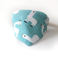 HKM-2007229 Geometric Triangle Dog Scarf & Cat Collar - Stylish Linen Accessory for Small Pets