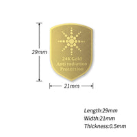 HKM-200723 JD Sunflower Mobile Phone Sticker - Metal Electroplated Design for Stylish Personalization