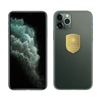 HKM-200723 JD Sunflower Mobile Phone Sticker - Metal Electroplated Design for Stylish Personalization