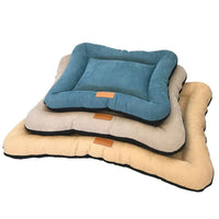 HKM-200851 Removable and Washable Pet Nest Pad for Golden Retrievers - Khaki Brown, Moonlight Gray, Retro Blue (S: 55*45*7cm)