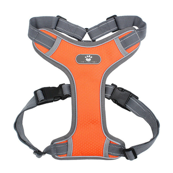 HKM-2008893 T-Shaped Explosion-Proof Chest Vest for Medium and Large Dogs ¨C Breathable Oxford Cloth & Neoprene Design