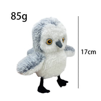 HKM-2009277 Interactive Flapping Bird Cat Toy - Automatic Plush Pet Enrichment, USB Rechargeable, 17cm