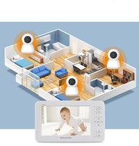 HKM-201171 5 Inch 1080P High-Definition Baby Monitor with Large Screen for Home Use