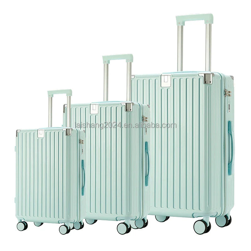 HKM-201235 Lightweight ABS Trolley Bag Set for Travel - 3kg Carry-On Suitcase with Wheels