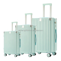 HKM-201235 Lightweight ABS Trolley Bag Set for Travel - 3kg Carry-On Suitcase with Wheels