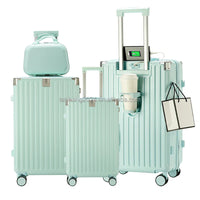 HKM-201235 Lightweight ABS Trolley Bag Set for Travel - 3kg Carry-On Suitcase with Wheels