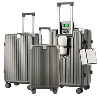 HKM-201235 Lightweight ABS Trolley Bag Set for Travel - 3kg Carry-On Suitcase with Wheels