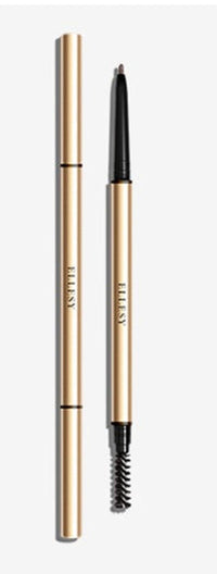 HKM-201235 Slim Waterproof Eyebrow Pencil with Spiral Brush - Long-Lasting Natural Finish in Various Shades