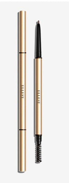 HKM-201235 Slim Waterproof Eyebrow Pencil with Spiral Brush - Long-Lasting Natural Finish in Various Shades