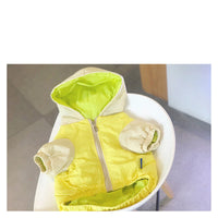 HKM-2013757 Cozy Color-Blocking Winter Cotton Dog Clothes for All Breeds