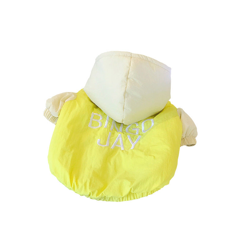 HKM-2013757 Cozy Color-Blocking Winter Cotton Dog Clothes for All Breeds