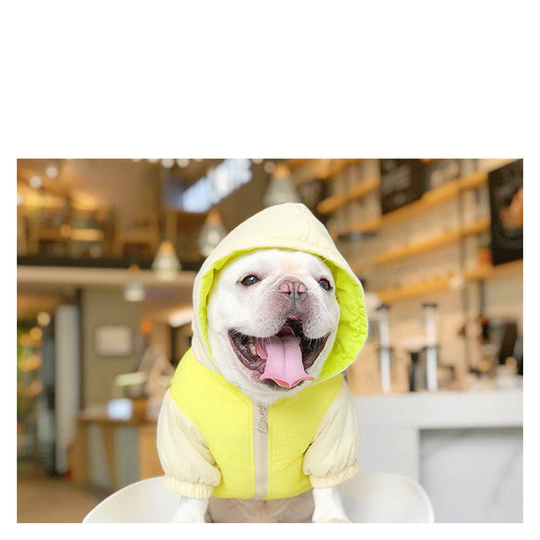 HKM-2013757 Cozy Color-Blocking Winter Cotton Dog Clothes for All Breeds
