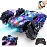 HKM-201427 2.4GHz 4WD Double-Sided RC Drift Car with Gesture Control, Lights, and Spray