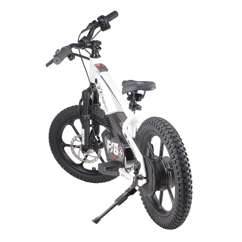 HKM-201427 Electric Balance Bike with 3 Speed Settings, 16" Wheels, and Lithium Battery, Lightweight with Disc Brakes, Ideal for Kids