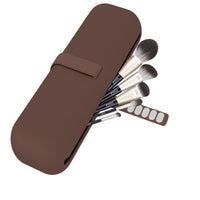 HKM-201427 Portable Multifunctional Makeup Storage Bag with 10 Brush Set in Various Colors
