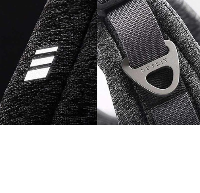 HKM-2014653 Adjustable Dog Rope Collar in Hemp Gray - Easy Attach Carabiner, Available in XS, S, M
