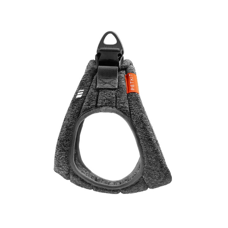 HKM-2014653 Adjustable Dog Rope Collar in Hemp Gray - Easy Attach Carabiner, Available in XS, S, M