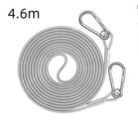 HKM-2015165 Durable Stainless Steel Wire Rope Dog Leash - Available in Multiple Lengths