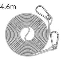 HKM-2015165 Durable Stainless Steel Wire Rope Dog Leash - Available in Multiple Lengths