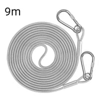 HKM-2015165 Durable Stainless Steel Wire Rope Dog Leash - Available in Multiple Lengths