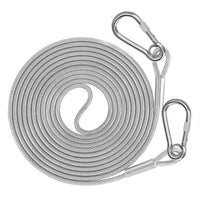 HKM-2015165 Durable Stainless Steel Wire Rope Dog Leash - Available in Multiple Lengths