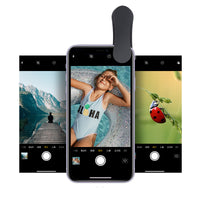 HKM-201555 Three-in-One Mobile Phone Lens - Wide-angle, Macro, Fisheye Functions