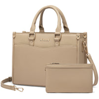 HKM-201555 Trendy Top Handle Satchel and Crossbody Tote Handbags for Women in Office and Business Settings