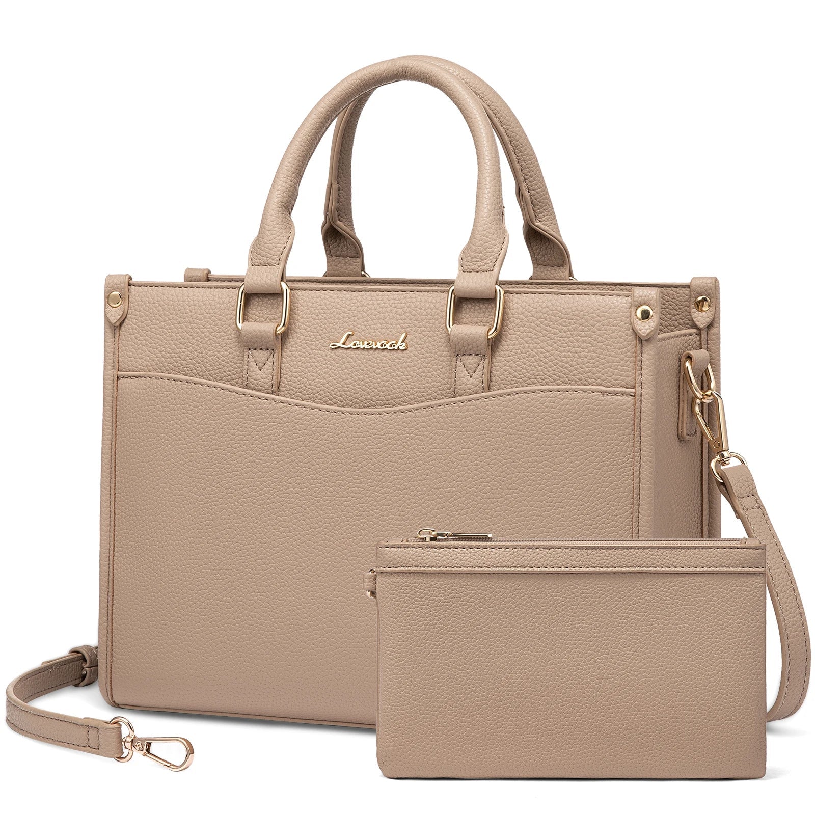 HKM-201555 Trendy Top Handle Satchel and Crossbody Tote Handbags for Women in Office and Business Settings