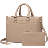 HKM-201555 Trendy Top Handle Satchel and Crossbody Tote Handbags for Women in Office and Business Settings