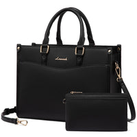 HKM-201555 Trendy Top Handle Satchel and Crossbody Tote Handbags for Women in Office and Business Settings