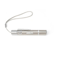 HKM-2018621 Interactive Laser Pointer Cat Toy with USB Recharge, 5 Light Modes for Indoor Cats and Dogs, Portable Design