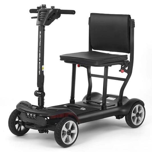 HKM-201875 Electric All-Terrain Foldable Mobility Scooter with 20KM Range and Compact Design