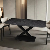 HKM-201875 Stylish Contemporary MDF Dining Table for Home, Hotel, and Restaurant Use