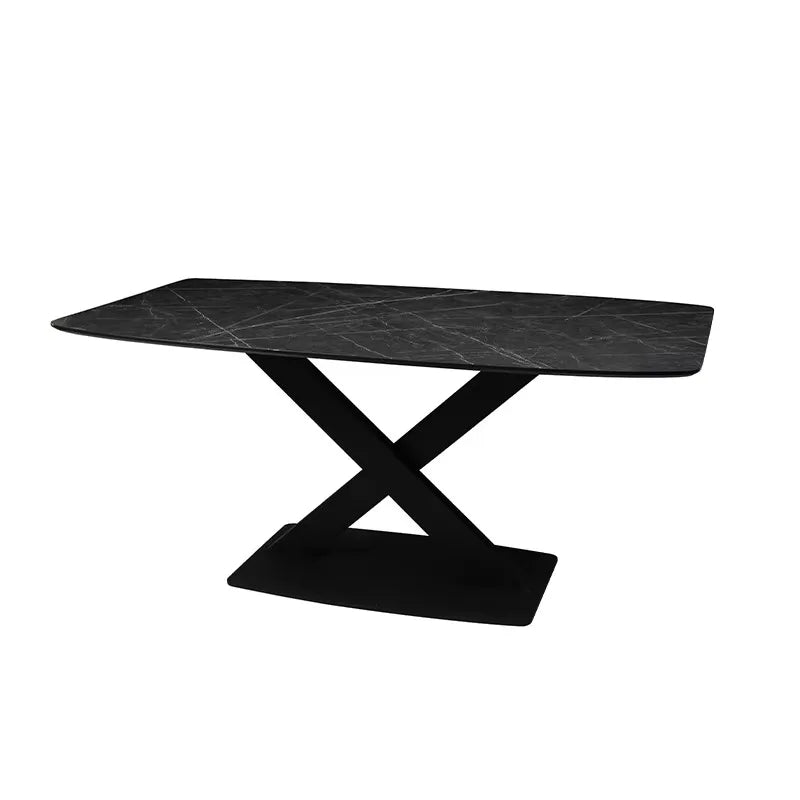 HKM-201875 Stylish Contemporary MDF Dining Table for Home, Hotel, and Restaurant Use