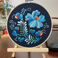 HKM-202003 Handmade DIY Three-Dimensional Flower Hanging Embroidery Kit - Various Styles Available