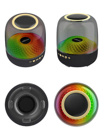 HKM-202003 Portable Waterproof Bluetooth Speaker with LED Light for Indoor and Outdoor Use