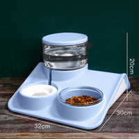 HKM-2021309 Automatic Mobile Water Feeder with Dual Bowl Design for Pets