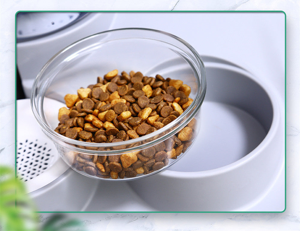 HKM-2021309 Automatic Mobile Water Feeder with Dual Bowl Design for Pets
