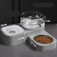HKM-2021309 Automatic Mobile Water Feeder with Dual Bowl Design for Pets