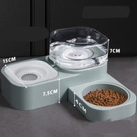 HKM-2021309 Automatic Mobile Water Feeder with Dual Bowl Design for Pets