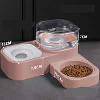 HKM-2021309 Automatic Mobile Water Feeder with Dual Bowl Design for Pets