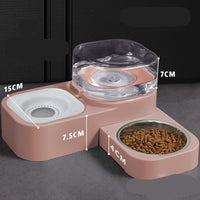 HKM-2021309 Automatic Mobile Water Feeder with Dual Bowl Design for Pets