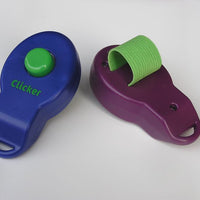 HKM-2021949 Pet Training Rattle Stick - Purple and Blue Options
