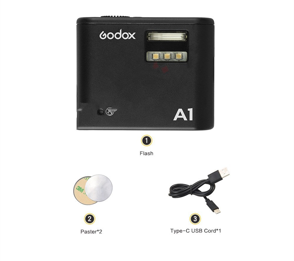 HKM-202387 Shenniu A1 Photography Flash with 6000K Color Temperature and 5 Power Gears