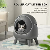 HKM-202451 Multi-Functional Fully Enclosed Smart Automatic Cat Litter Box with Easy Clean Design and Odor Control